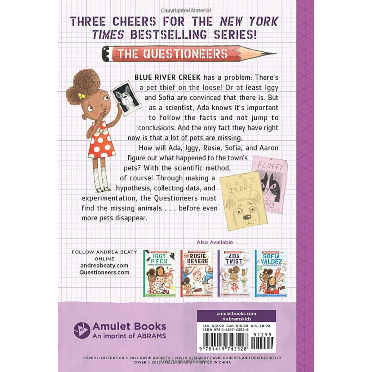 Ada Twist and the Disappearing Dogs: (The Questioneers Book #5) - My Little J
