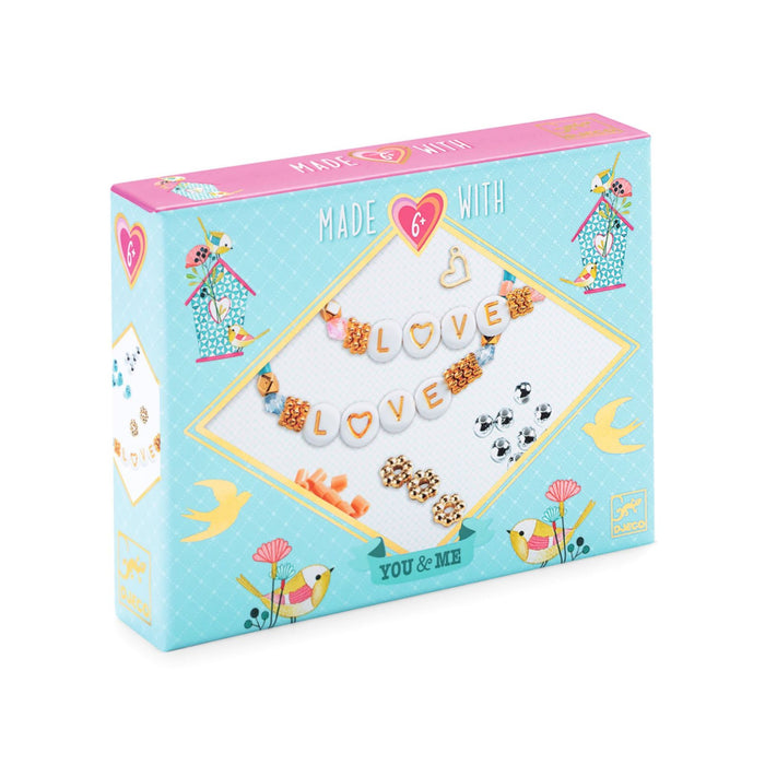 DJECO Love Letters Beads & Jewelry Kit