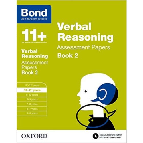 Bond Verbal Reasoning Assessment Papers 10-11+ Yea
