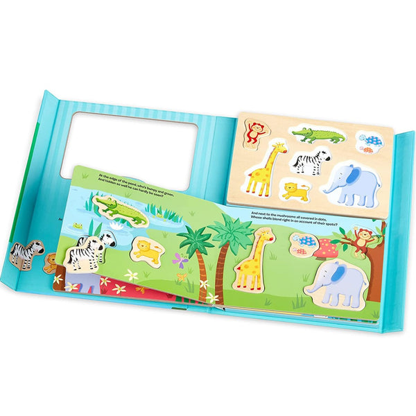 Book & Puzzle Play Set: In the Jungle
