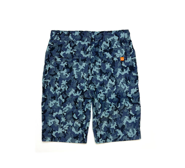 Boy's Lake Camo Print Corduroy Shorts
