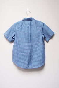 S/S Check Button Down Shirt