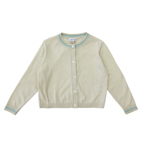 Girl's LS Crew Neck Cardigan - My Little J