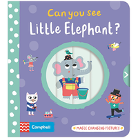 Can you see Little Elephant? : Magic changing pictures