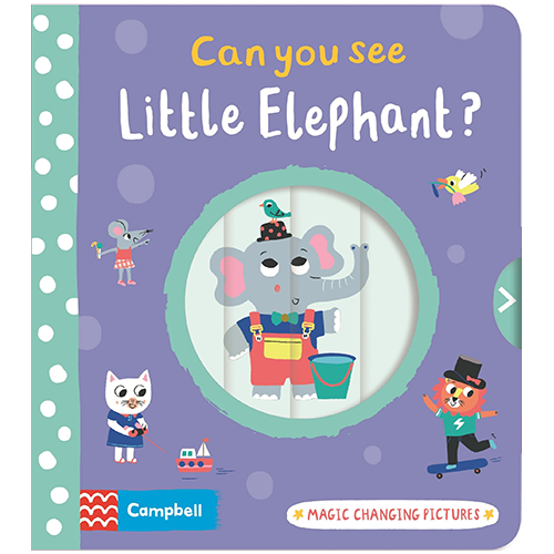 Can you see Little Elephant? : Magic changing pictures - My Little J