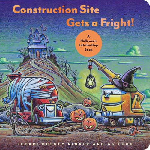 Construction Site Gets a Fright! : A Halloween Lift-the-Flap Book - My Little J