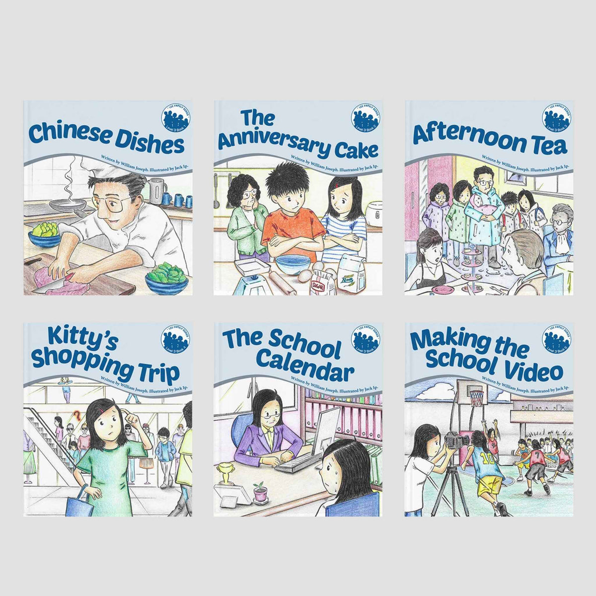Lee Family Series Book Set (Level 3): Books 1 - 6 - My Little J