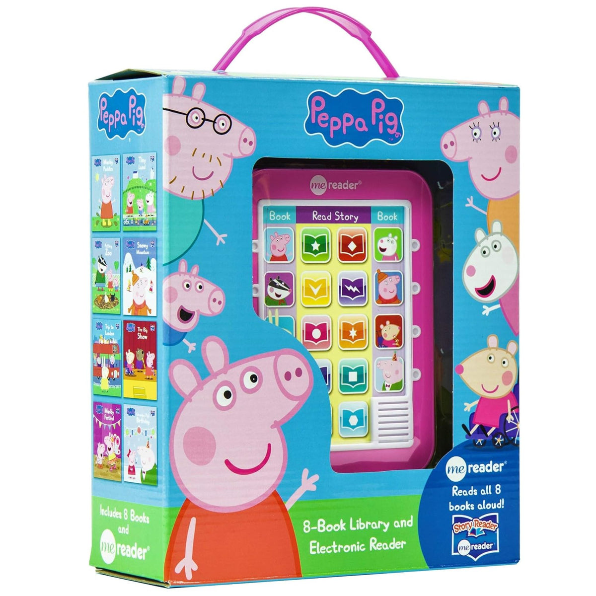 Peppa Pig - Me Reader Electronic Reader 8 Sound Book Library - My Little J