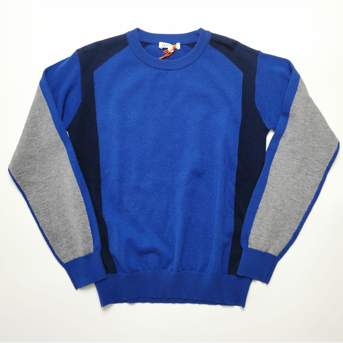 LS Color Block Itarsia Pullover Sweater - My Little J