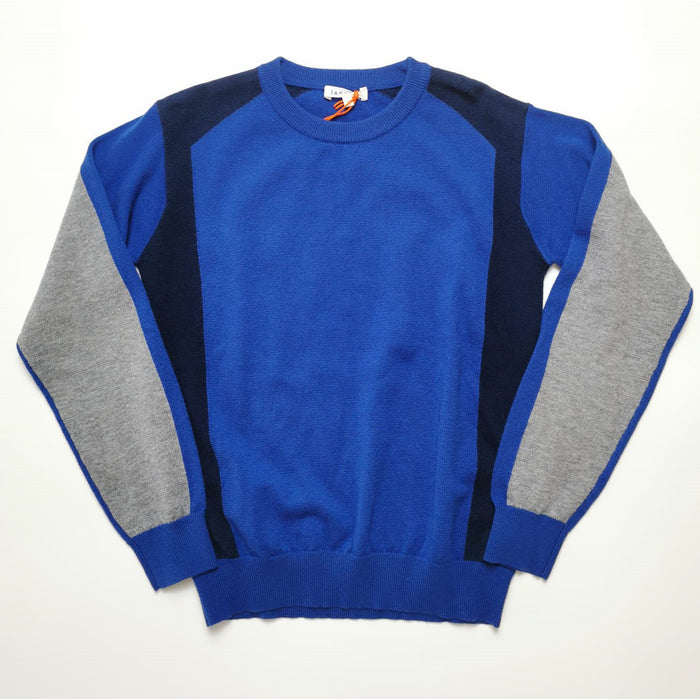 LS Color Block Itarsia Pullover Sweater - My Little J