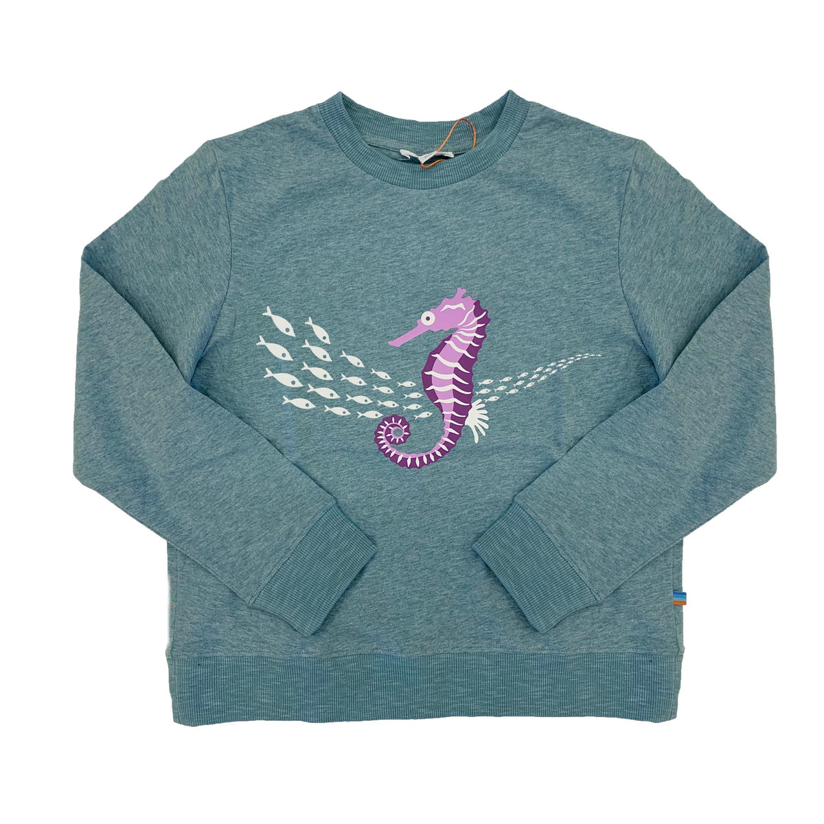 Boy's FW LS Knit Crew Neck with Seahorse  Print Tee - My Little J