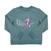 Boy's FW LS Knit Crew Neck with Seahorse  Print Tee - My Little J