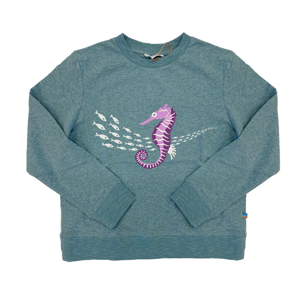 Boy's FW LS Knit Crew Neck with Seahorse  Print Tee - My Little J