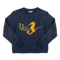 Boy's FW LS Knit Crew Neck with Seahorse  Print Tee - My Little J