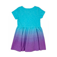 Girls SS Knit  Dip dye Dress