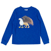 Boy's LS Knit Crew Neck Griffin Print Tee - My Little J
