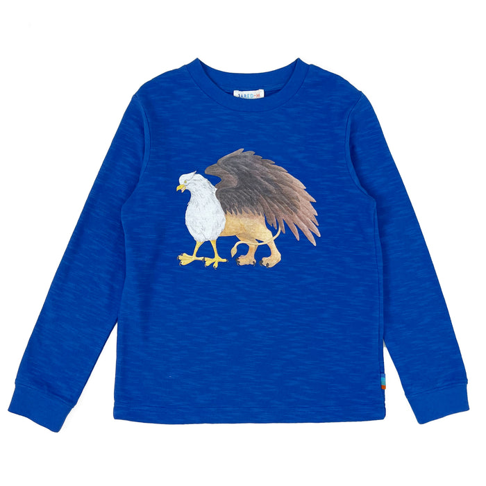 Boy's LS Knit Crew Neck Griffin Print Tee - My Little J