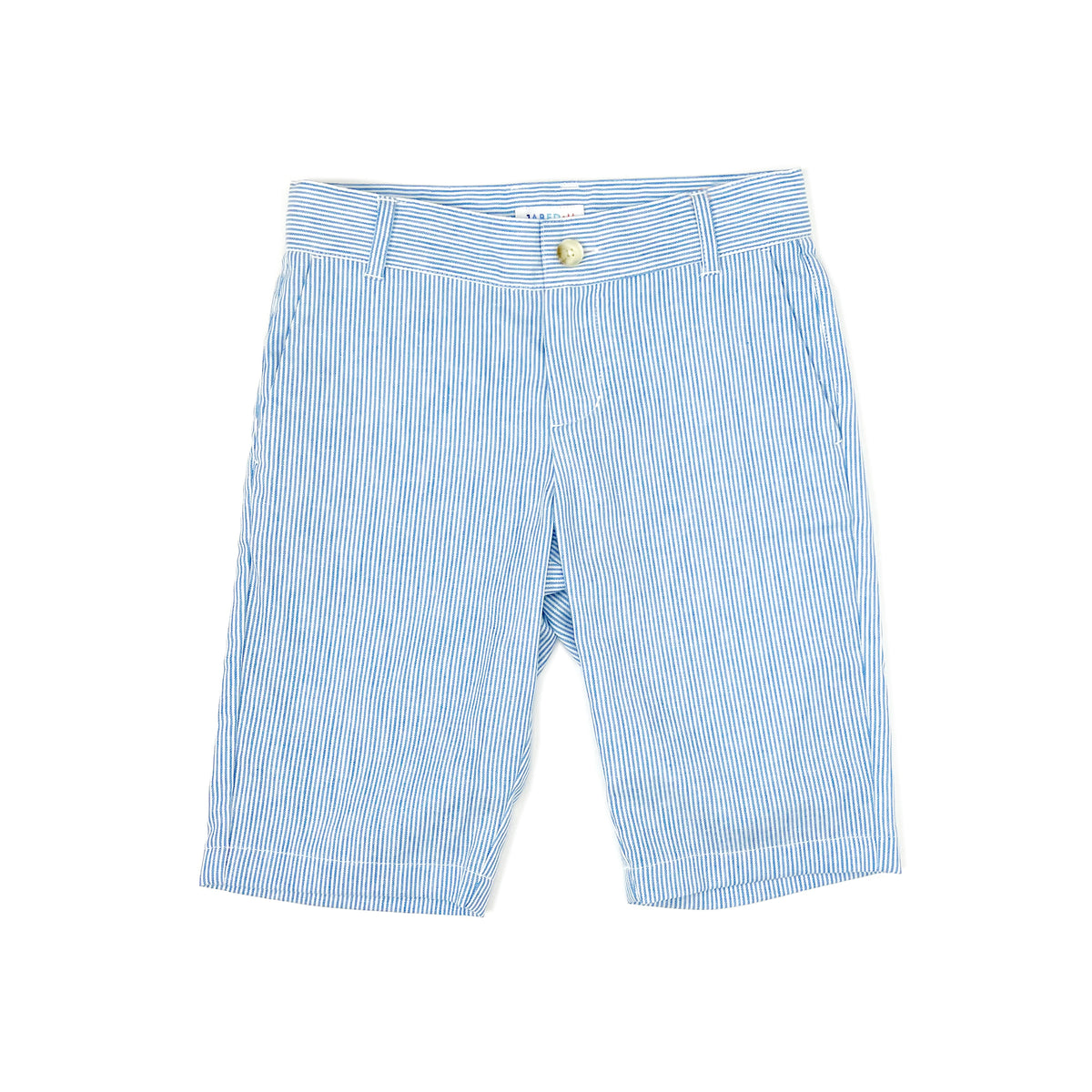 Boy's Basic Woven Stripe Shorts