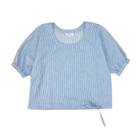 Ladies 3/4 Sleeve stripe Top