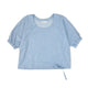 Ladies 3/4 Sleeve stripe Top
