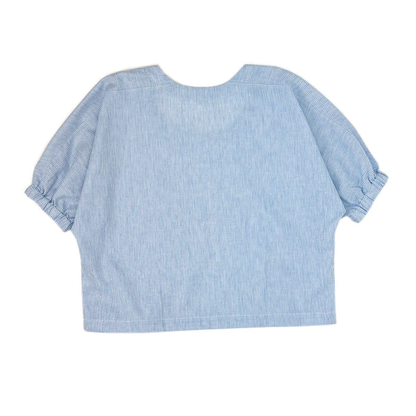 Ladies 3/4 Sleeve stripe Top