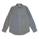 Men LS Spread Collar Mixed Check  Shirt