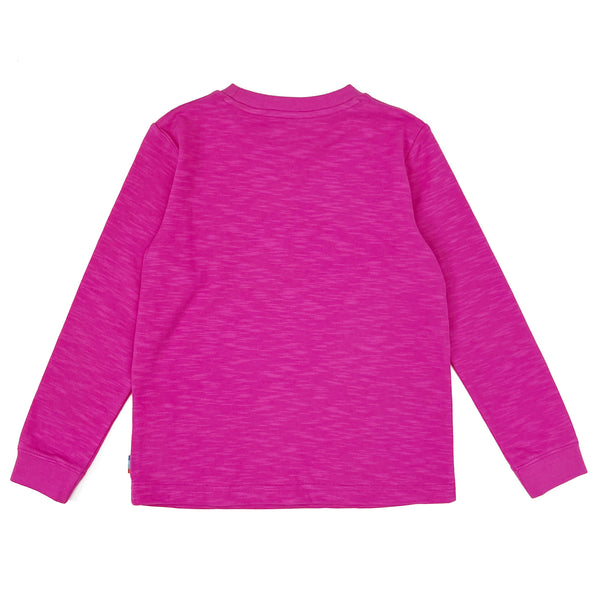 Girls LS Knit Crew Neck pullover with Mermaid printed