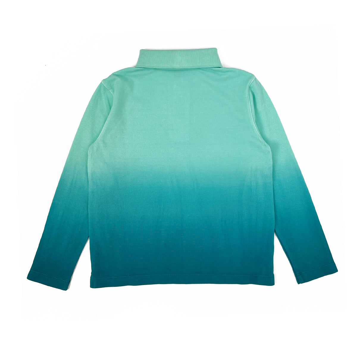 Boy's LS Flat Knit Dip dye Polo - My Little J