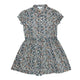 Girls SS floral Print Smocking Dress