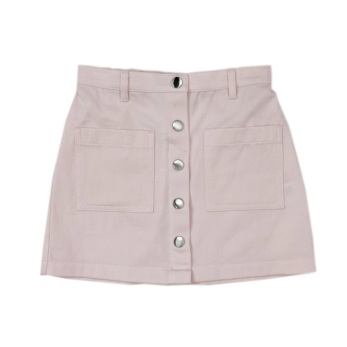 Girl's Twill Front button Skirt