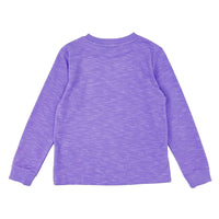 Girls LS Knit Crew Neck pullover with Unicorn printed