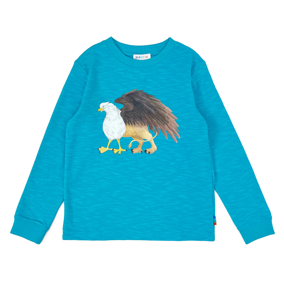 Boy's LS Knit Crew Neck Griffin Print Tee - My Little J