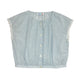 Girls SS floral Print with  Lace detail Top