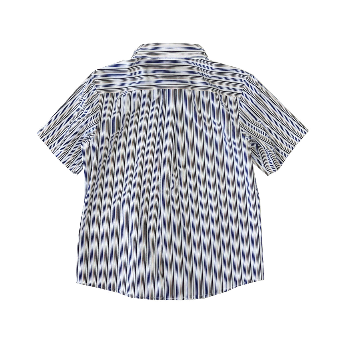Boy's SS Spread Collar Stripe Shirt