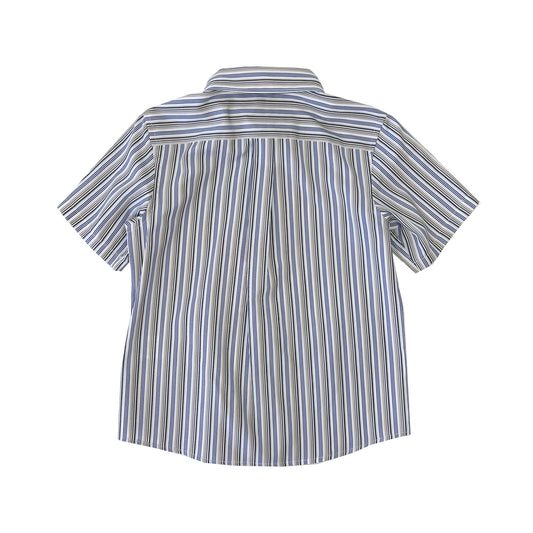 Boy's SS Spread Collar Stripe Shirt - My Little J