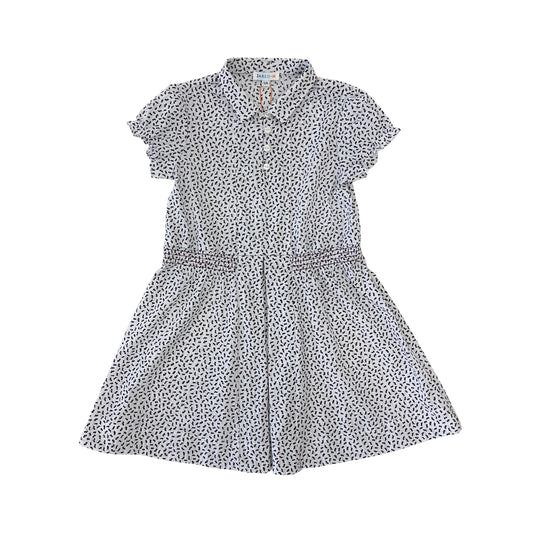 Girl's SS Print Smocking Dress - My Little J