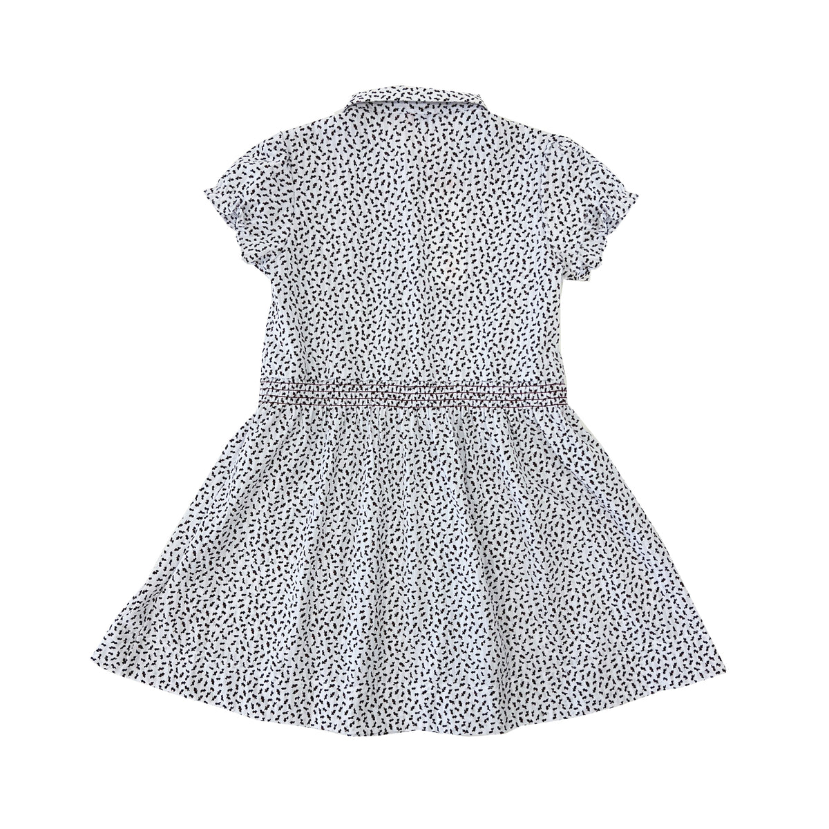 Girl's SS Print Smocking Dress - My Little J