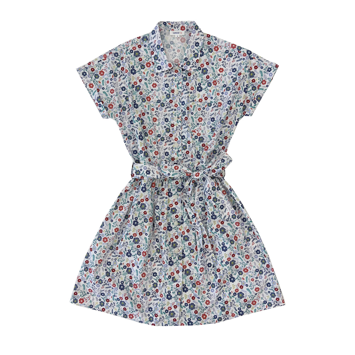 Ladies Floral Shirt Dress - My Little J