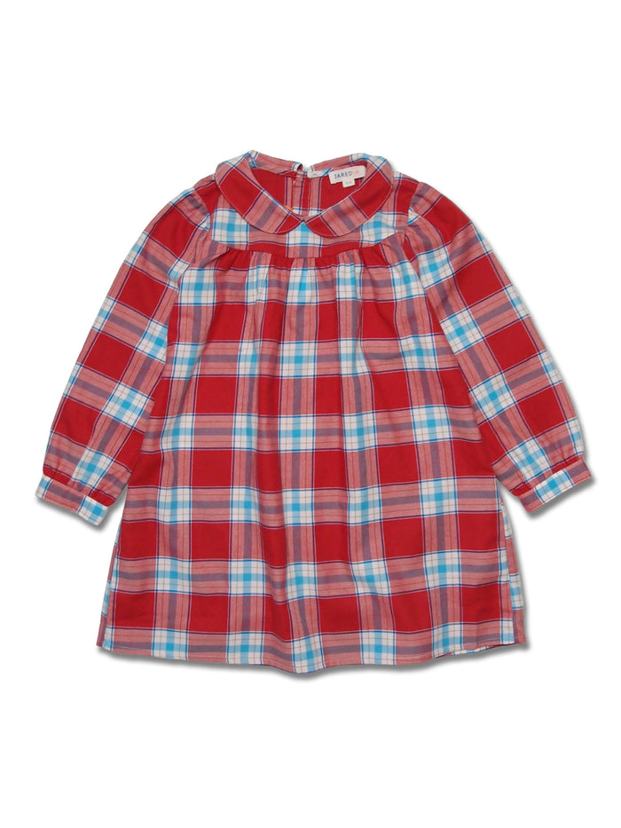 Girl LS Peter Pan Collar Dress