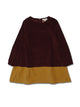 Girl A Line Contrast Detail Dress