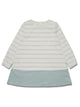 Girl A Line Contrast Detail Dress
