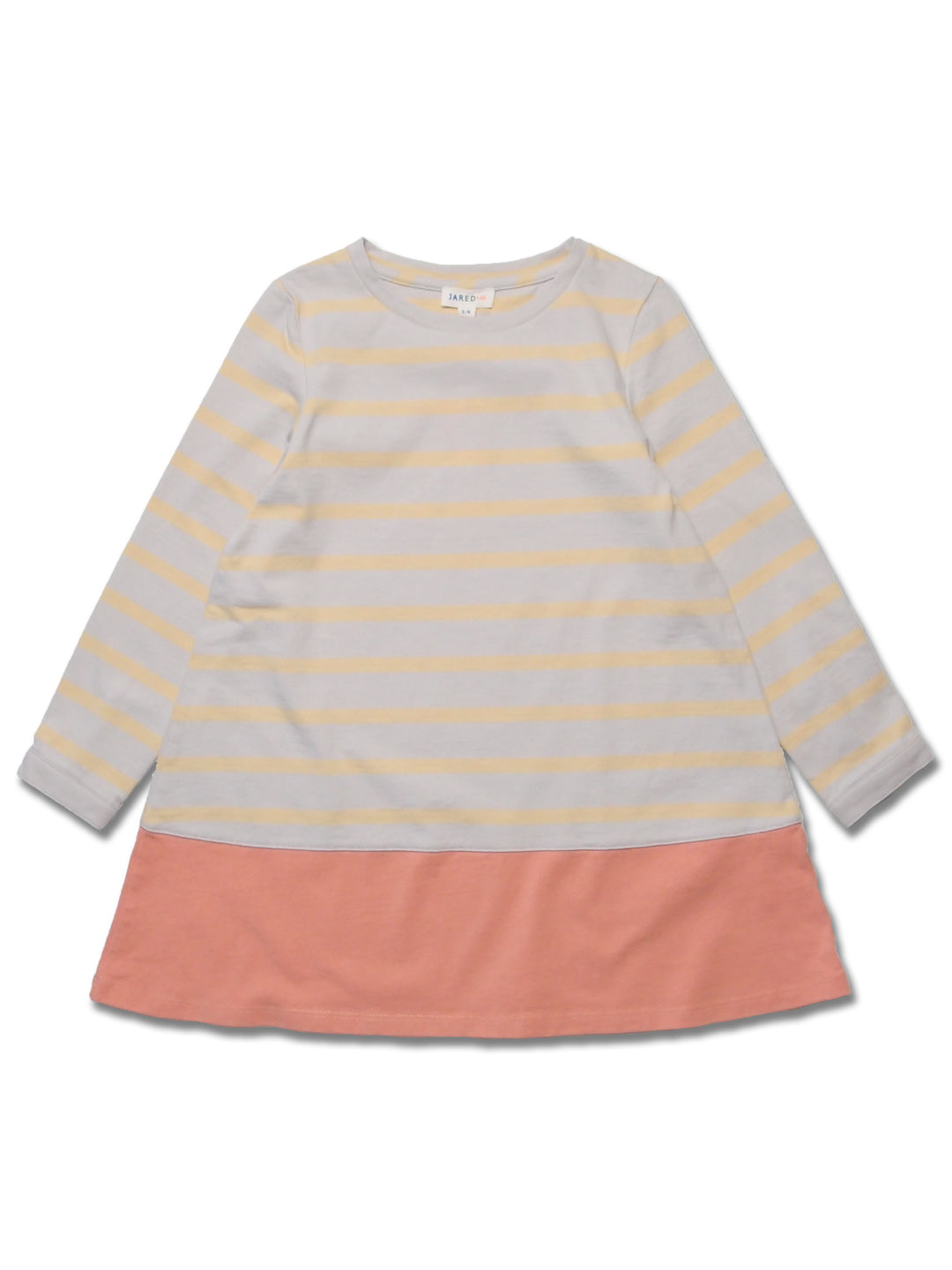 Girl's LS A Line Contrast Detail Dress