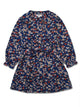 Girl LS Ruffle Front Dress
