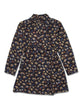 Girl LS Ruffle Half Placket Dress