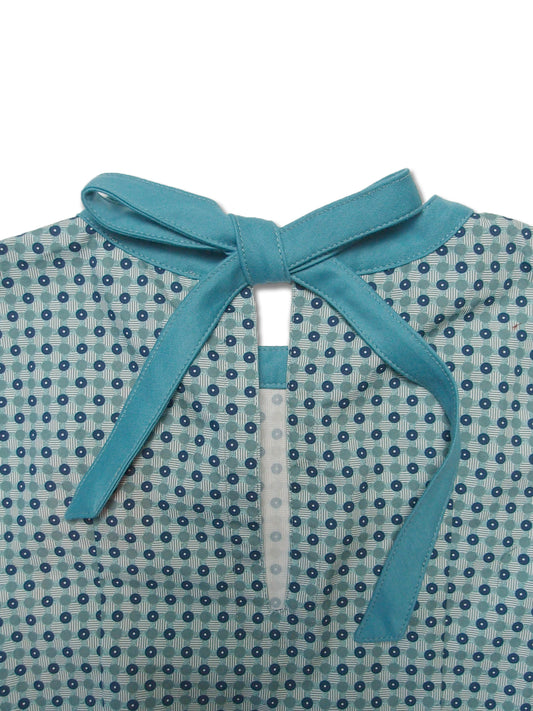 Girl's LS Dress with Contrast Neck Trim - My Little J