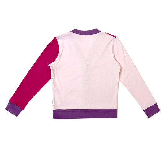 Girl's  Color Block Knit Cardigan - My Little J