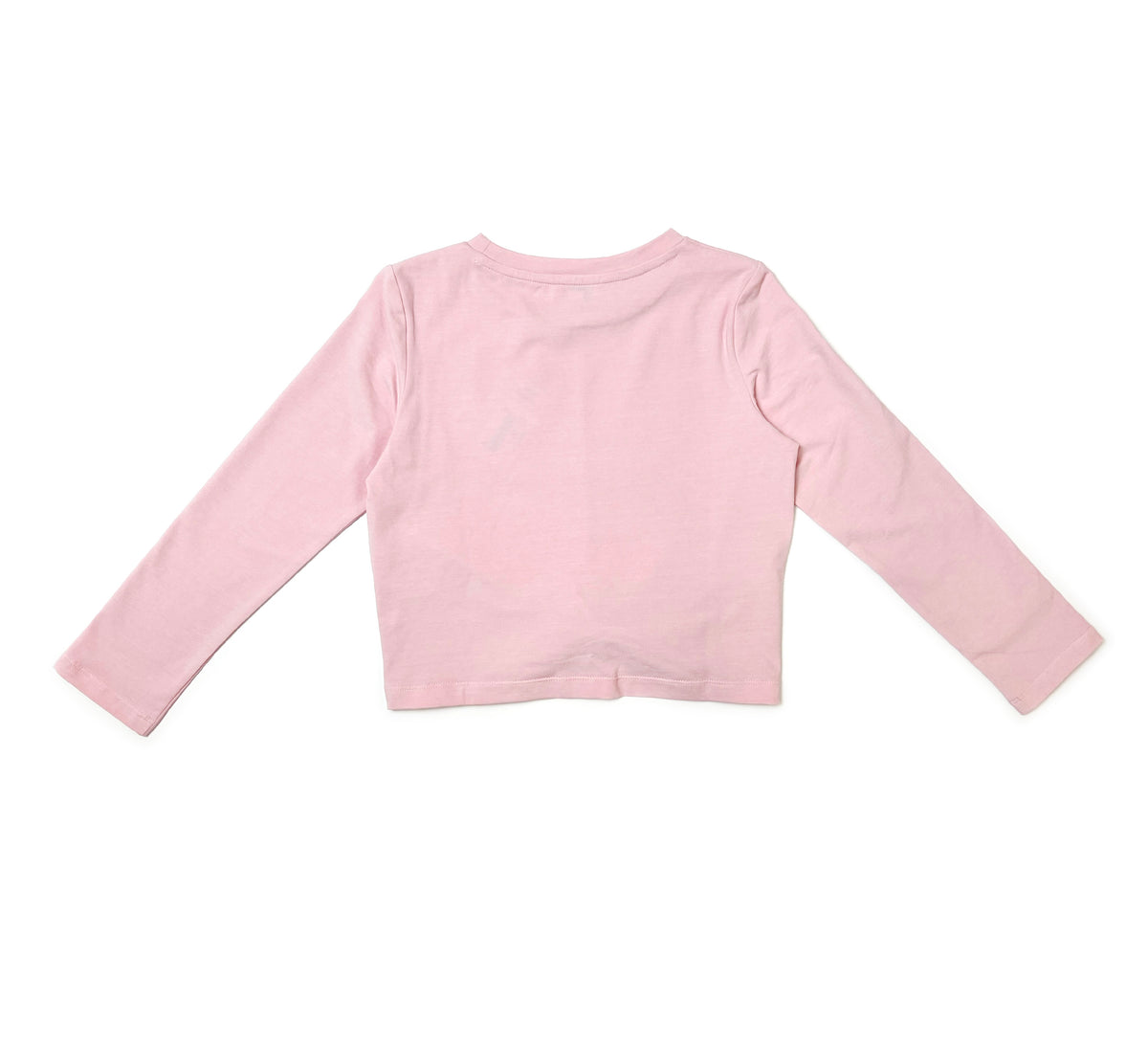 Girl's LS Crossover hem Knit Top