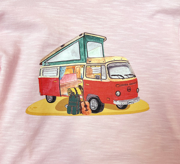 LS Wagon Print Crew neck Tee