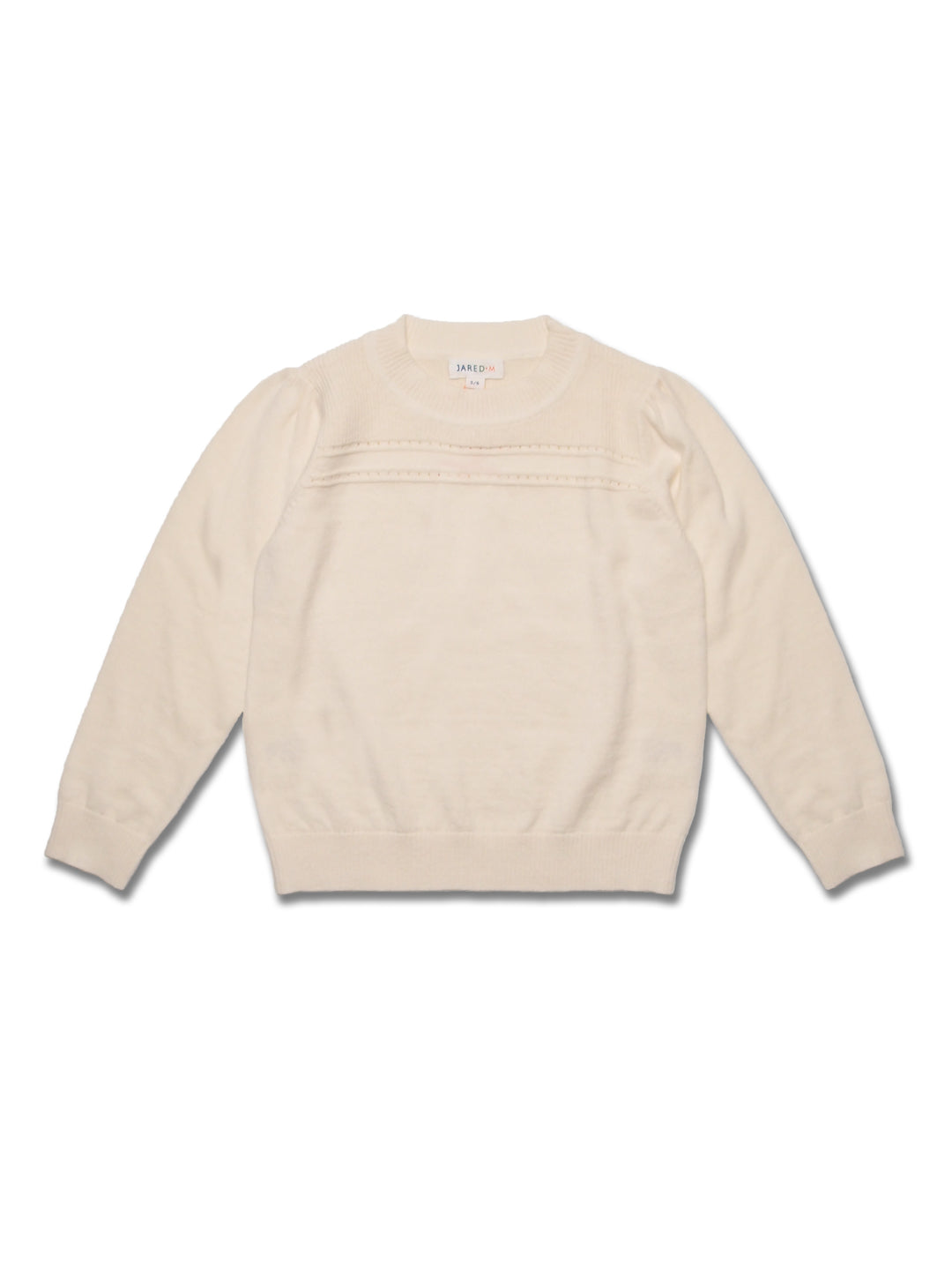 Girl's Merino Wool Blend Jacquard Stitch Pullover - My Little J