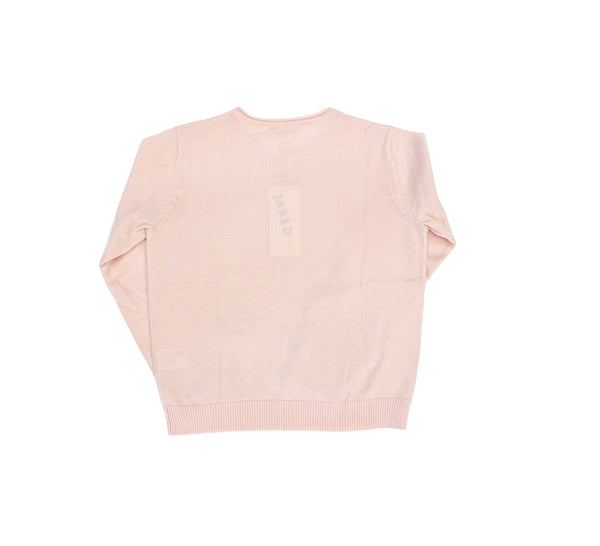 Girl's Merino Wool Blend Cat Love Embriodary Sweater